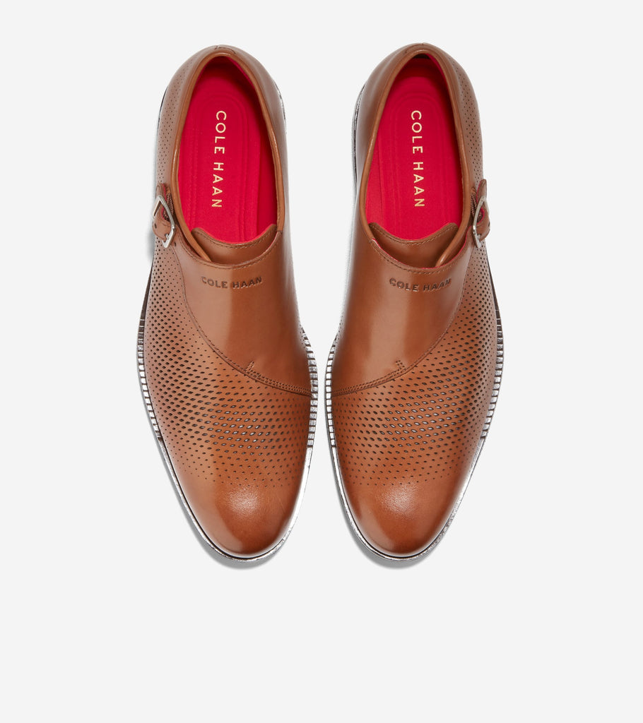 Washington Grand Laser Monk Strap - Cole Haan Singapore