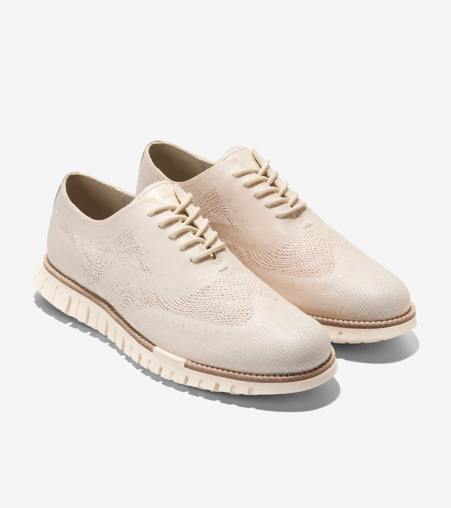 Zerøgrand Remastered Embrostitch Wingtip Oxfords - Cole Haan Singapore