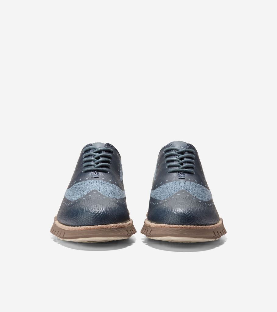 ZERØGRAND Remastered Embrostitch Wingtip Oxfords - Cole Haan Singapore