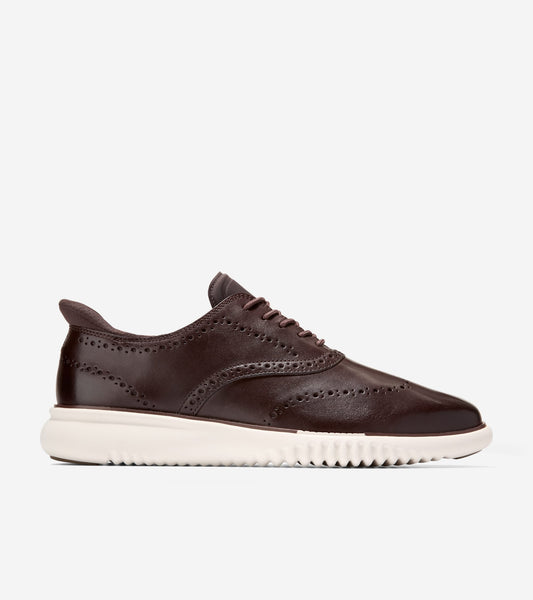 2.Zerøgrand Evo Wingtip Quick-On Oxfords