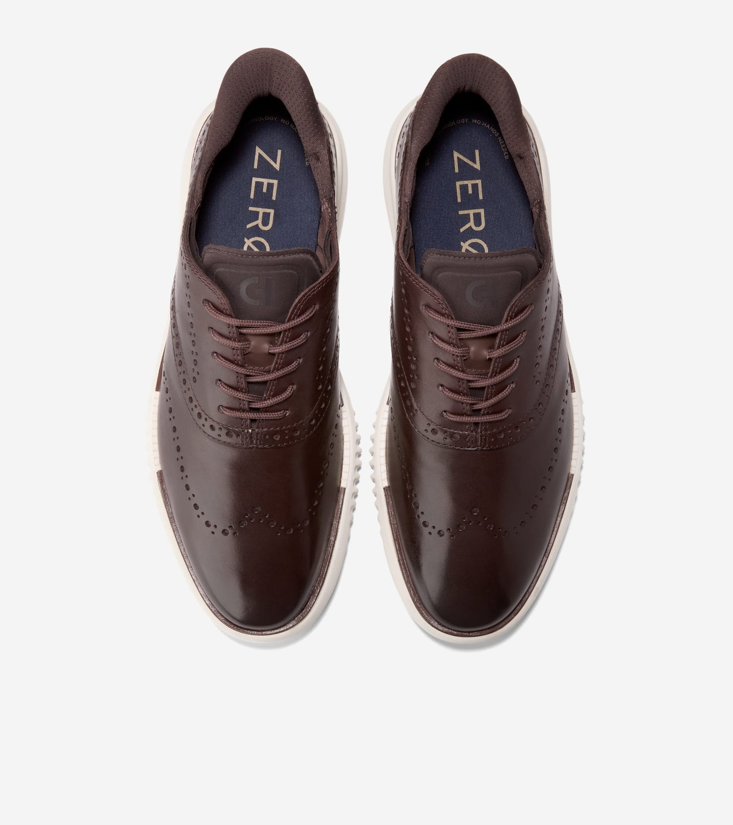 2.Zerøgrand Evo Wingtip Quick-On Oxfords